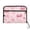 Pink Line Art Sea Life Pattern, variant on Accordion File Organizer with Zip Closure 13 Pockets Expanding File Folder Letter A4 Paper Document Organizer for Home Office Red White and Blue Stars Pattern