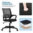 thumbnail image 4 of NiamVelo Mesh Office Chair, Mid-Back Home Office Chairs Adjustable Desk Chair Ergonomic Computer Chair with Armrest, Rolling Swivel Chair for Adults, Black, 4 of 9