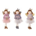 thumbnail image 5 of Gibobby Diadema de Navidad, adornos colgantes de Ángel de peluche, colgante de Navidad, decoración de Navidad para el, decoración de fiesta de cumpleaños para niña(Gris), 5 of 5