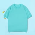 thumbnail image 5 of hotojiny Boy's Cotton T-Shirts Casual Solid Crewneck Tees Kids Toddler Short Sleeve Basic Loose Fit Shirts Summer Tees 3-13 Y, 5 of 7