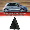 thumbnail image 2 of Car Left & Right Door Mirror Flag Cover Molding Triangle Cover for 500 2012-2019 1SH17KX7AA 1SH16KX7AA, 2 of 8
