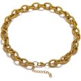 thumbnail image 2 of Stainless Steel Curb Cuban Style Chain Necklace, 2 of 8