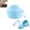 Blue, variant on GISUREY Microwave Ramen Bowl Set With Strainer, Lid & Utensils, For Noodles Salad Pasta