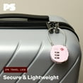 thumbnail image 2 of Popsugar TSA Locks for Luggage - 2 Pack Keyless Cable Lock 3 Digit Combination Padlock for Suitcase, 2 of 6