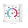 thumbnail image 2 of RENACLIPY 4-Pack Window Thermometer Transparent Outdoor Indoor Temperature Gauge for Home and Office Use, 2 of 8