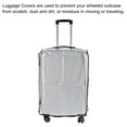 thumbnail image 6 of Uxcell 30 Inch Universal Luggage Protector Portable PVC Dust Cover, Black, 6 of 6
