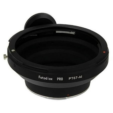 Fotodiox Pro Lens Mount Adapter - Pentax 6x7 (P67 PK67) Mount SLR Lens to Nikon F Mount SLR Camera Body