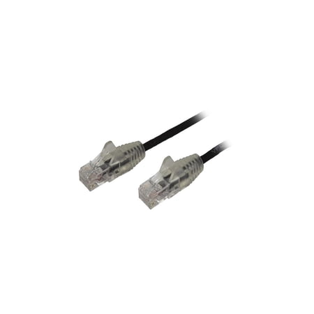 UPC: 0065030873147 | StarTech N6PAT6INBKS Cat6 Ethernet Cable – 6 in – Black – Slim – Snagless RJ45 Cable – Network Cable – Ethernet Cord – Cat 6 Cable – 6in