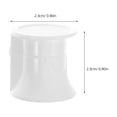 thumbnail image 3 of BRIGHTFUFU Tapa abatible para dispensador de pasta dental, 50 unidades, tapa superior para tubo exprimidor, repuestos, color blanco (diámetro interior: 13,7 mm), 3 of 7