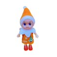 thumbnail image 1 of Muñeco de elfo navideño para bebé, figura de elfo travieso, juguete decorativo para estante, adorno para niños pequeños, juguete de regalo de Navidad, color naranja, 1 of 1