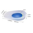 thumbnail image 2 of 2 Pairs Gel Heel Cups Plantar Fasciitis Inserts - Silicone Heel Cup Pads for Bone Spurs Pain Relief Protectors of Your Sore or Bruised Feet Best Insole Gels Treatment, 2 of 6