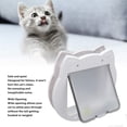 thumbnail image 3 of Cat Exterior Door, Weather Resistant Wide Opening Dog Door 2 Way Transparent  for Cats, 3 of 7