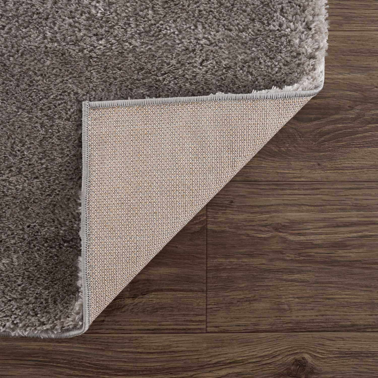 Hauteloom Heavenly Solid Shag Area Rug for Living Room Bedroom - High Pile Fluffy Carpet - Soft Shaggy Cozy Plush Rug - Grey, Dark Gray - 2' x 3'
