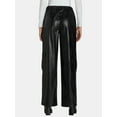 thumbnail image 4 of Madden NYC Women's Faux Leather Cargo Pants, Sizes XXS-XXL, 4 of 6