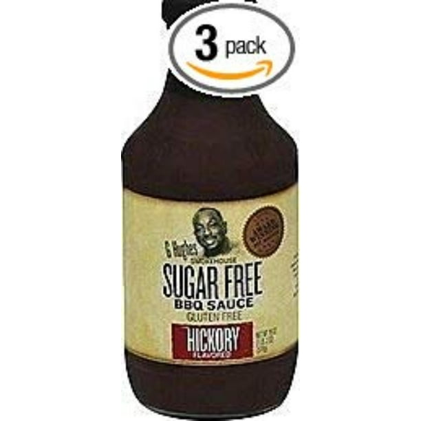 G Hughes Sauce Bbq Sf Hickory Pack Of 3 By G Hughes Sugar Free Walmart Com Walmart Com