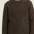 thumbnail image 4 of GigrtiJin Knit Sweaters for Boys Girls Fall Winter Long Sleeve Sweaters Kids Round Neck Pullover Sweaters 0-13 Years, 4 of 5