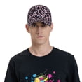 thumbnail image 4 of Pofeuu Flower Print Adult Adjustable Embroidered Graphic Baseball Hat for Men and Women, 4 of 6