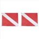 thumbnail image 1 of 2X Bandera de Buceo Bandera de SeñAl de Bandera de Flotador de SeñAl de de EsnóRquel para Buceo Submarino Pesca Submarina, 1 of 5