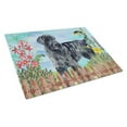 thumbnail image 1 of Carolines Treasures CK1222LCB Giant Schnauzer Spring Glass Cutting Board, Large, 1 of 2