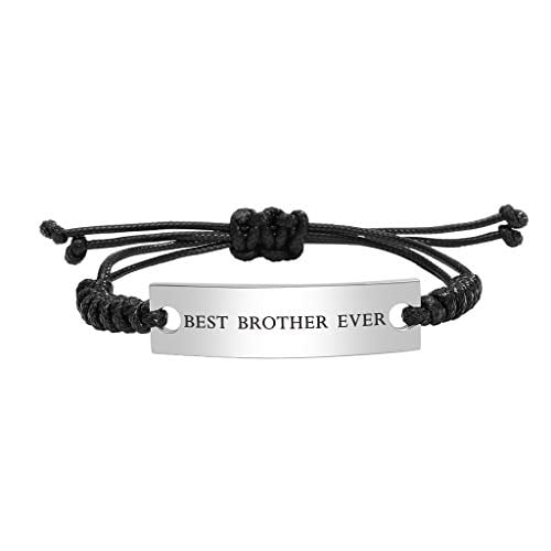 Stainless Steel Handmade Black Adjustable Cord Inspirational Quote,mom Of Boys