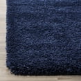 thumbnail image 4 of Milan Shag Collection Runner Rug - 2' x 18', Navy Solid, Non-Shedding, Plush Thick Pile, Easy to Clean, Perfect for Hallway, Foyer, Bedroom, 4 of 18