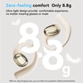 thumbnail image 3 of Open Ear Earbuds, Bluetooth 5.4 Wireless Earbuds with Earhooks, 70Hrs Playtime Bluetooth Earphones with LED Display Charging Case, Hifi Stereo Over Earbuds IP7 Waterproof for Sports, Running, Workout, 3 of 10