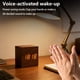 thumbnail image 4 of Reloj de Escritorio Digital Minimalista de Madera con Alarma por Voz Visualización, Café MNFD, 4 of 8
