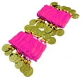 thumbnail image 1 of ZheElen 2pcs Polyester Ethnique Scène Performance Bracelet Large Application Bracelets Morceau de Rouge, 1 of 6
