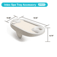thumbnail image 5 of Intex PureSpa Plus Greystone Inflatable Hot Tub, 94 x 28", with Phone Tray, 5 of 12