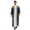 Navy Blue, variant on Eandarui Men's Gold Trim Embroidered Robe Muslim Prayer Thobe Long Sleeve Pullover Robe Cardigan Champagne 58