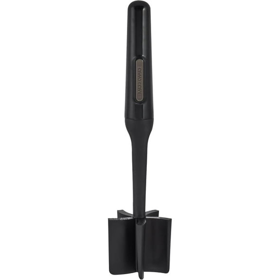 Nylon Potato Masher for Kitchen - Heat-Resistant & Non-Stick Pan Safe, 11 Inch with Comfort Grip Handle - Dishwasher Safe Masher for Potatoes, Meat, Avocado - Black