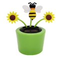 thumbnail image 2 of Bonita Pnta Vibradora Energía Sor, Decoración de Escritorio de Oficina en hogar, Cumpleaños para Niños, de Navidad, Girasol Y CUTICAT Swing Insect Figure Doll Toy, 2 of 8