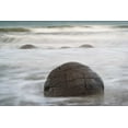 thumbnail image 2 of Grall, Don 32x23 Gold Ornate Wood Framed with Double Matting Museum Art Print Titled - New Zealand, South Island, Moeraki boulders, 2 of 4