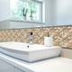thumbnail image 5 of Azulejo de pared de PVC para salpicaduras, 20 hojas, autoadhesivo rústico, para cocina, baño, chimenea, dormitorio, mosaico Vintage, 10x10cm, 5 of 8