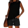 thumbnail image 6 of BUIGTTKLOP Denim Shorts for Women High Waisted Jeans Shorts Wide Leg Summer Shorts with Pockets, 6 of 6