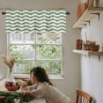 thumbnail image 5 of Summer Tropical Palm Leaves Valances for Windows Farmhouse Kitchen Curtains Valances Rod Pocket Valance Curtains for Kitchen Windows Beach Starfish Coastal Window Valances for Bathroom 42"x12", 5 of 6