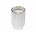 thumbnail image 1 of 11.3Oz Ribbed Silver Electroplated Scented Candle (Winter Berry), 1 of 1