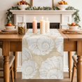 thumbnail image 2 of Table Runners 70 Inches Long Dress Scarves, Vintage Shell Beige Farmhouse Coffee/Dining/Kitchen Table Decor, Holiday Table Runner, Summer Ocean Coastal 13x70 Inch, 2 of 9