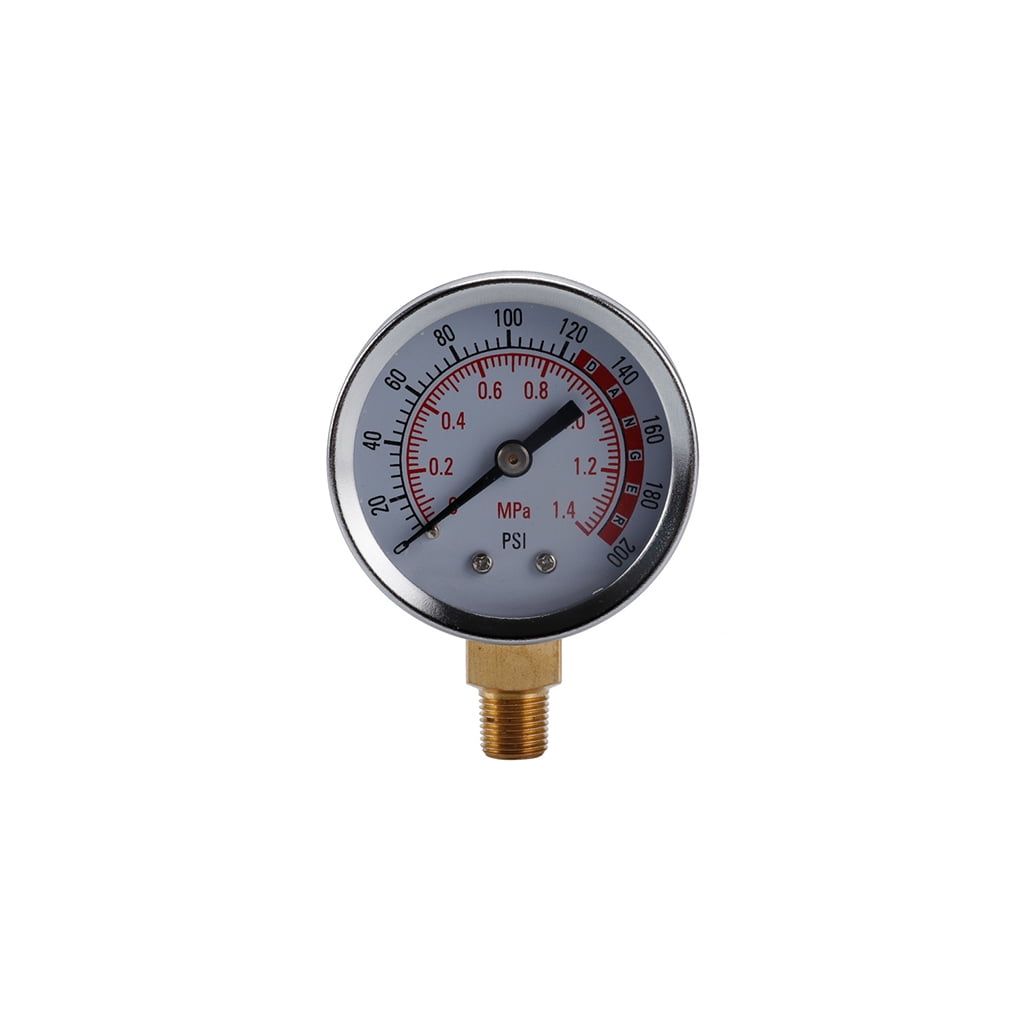 unbranded Air Water Fuel Pressure Meter PSI Antirust Graduated 2