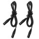 thumbnail image 2 of 2pcs Xlr Cables: Xlr Microphone Cable Male To Male Balanced Audio Cord For Studio Recording Live Performance Mixer Connection 2m, 2 of 3
