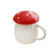 thumbnail image 5 of Taza de champiñones de dibujos animados, regalos , vaso de agua duradero con tapa, vasos para té, zumo de naranja, bebida, Rojo perfecl Taza de setas, 5 of 7
