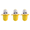 3Pcs Interactive Music Plush Toy A#10, variant on Beat Parent Child Piano Music Interactive Plush Doll, Sensing Banana Musical Toy for Toddlers, Rechargeable Soft Educational Gift for Musical Play and Bonding A