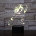thumbnail image 2 of Luz nocturna LED Wolverines 3D que cambia de color para niños, 2 of 4