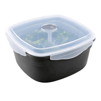 Microwave Vegetable Steamer with Removable Basket & Steam Vent Lid – BPA-Free 2.47L Cooker for Veggies, Fish & Poultry – Dependable Industries