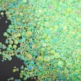 thumbnail image 3 of U8MO 50 Gram Glass Caviar MicroBeads Bubbles Balls Beads Fillers Mixed Size Nail Art-Clear AB, 3 of 9