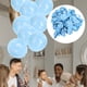 thumbnail image 2 of BRIGHTFUFU 50 piezas 12 pulgadas globos de látex azul nubes impresión de globos adornos conjunto de suministros de fiesta de cumpleaños decoraciones de diseño, 2 of 7