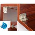 thumbnail image 4 of Hweilai 20 Pcs Support d'Étagère en Acier Inoxydable Support d'Angle en Métal Lourd, 4 of 5