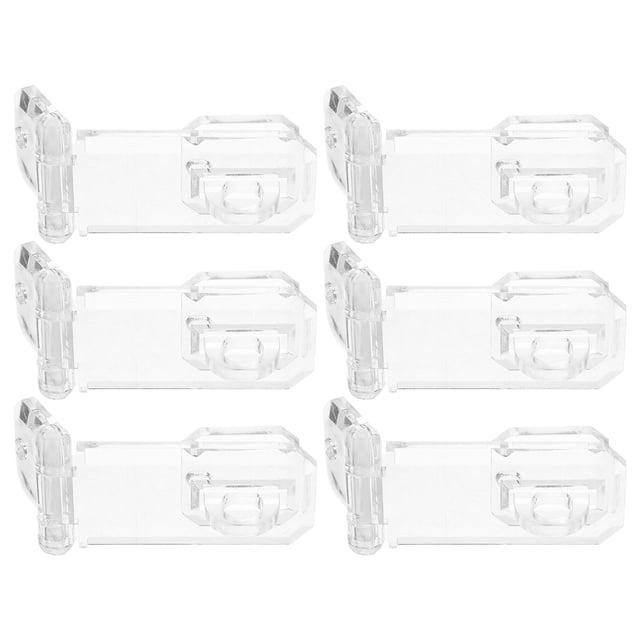 unbranded 6Ud Bisagras Y Cierres Acrílicos Transparentes Para Caja Con Y Duradero