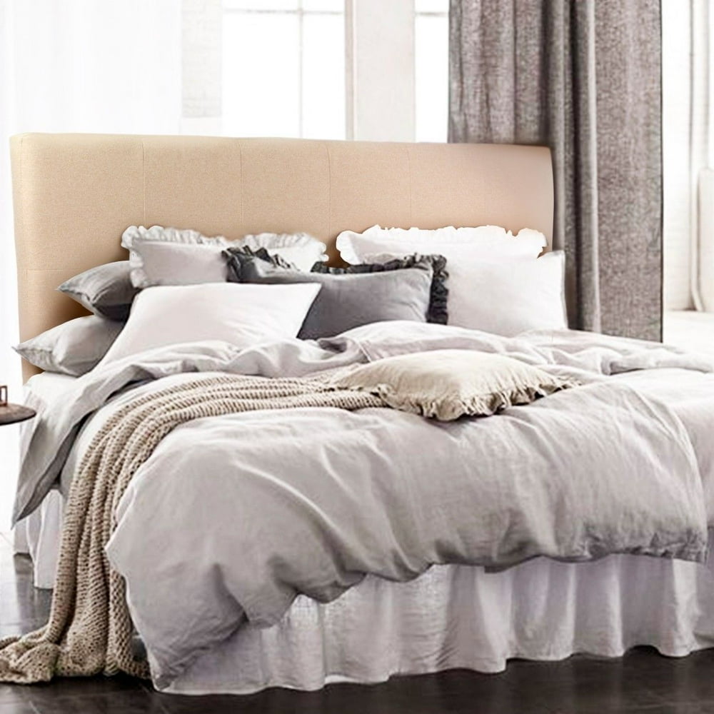 Barton Headboard Fabric Tufted Button for Queen/Full Bed Size