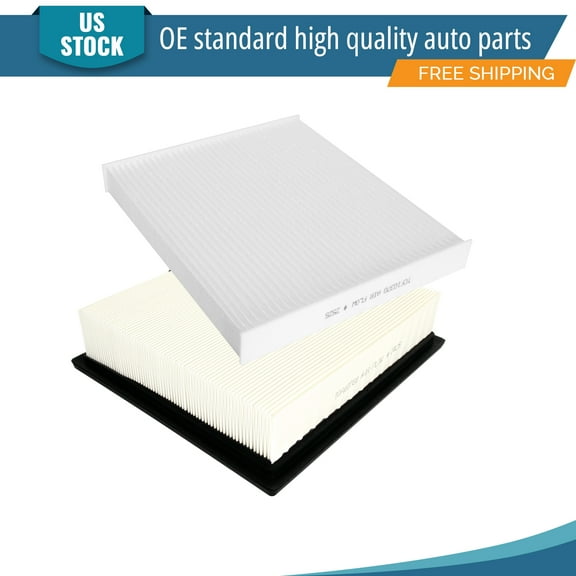 YXPCARS 2PCS Engine Air Filter & Cabin Air Filter for Ford Mustang 2010-2014 GAS (CA10781, CF10370)